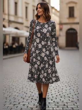 old navy black and white floral dress Notations Woman Womens organic cotton wrap dress made Fair Trade with organic cotton Old Navy | Dresses |